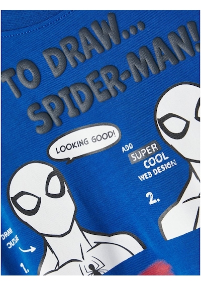 Name It Spiderman Mavi Erkek Çocuk Sweatshirt 13221198 001 Mavi