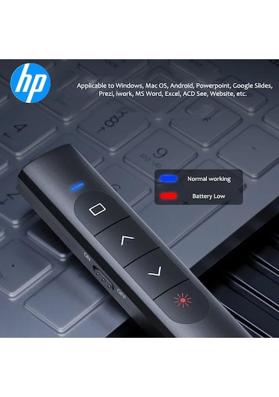 Hp Ss10 Wireless Presentation Flip Pen Pilli Kablosuz Sunum Kuman