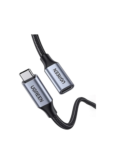 Ugreen 100W USB 3.1 Gen2 10Gbps 4K 60Hz Görüntü Aktarımı Type-C to Type-C Örgülü Uzatma Kablosu 1 Metre Ugreen 100W USB 3.1 Gen2 10Gbps 4K 60Hz Görüntü Aktarımı Type-C to Type-C Örgülü Uzatma Kablosu 1 Metre