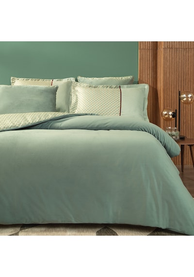 Yataş Bedding CharMe Rowena Çift Kişilik XL Nevresim Takımı - Adaçayı