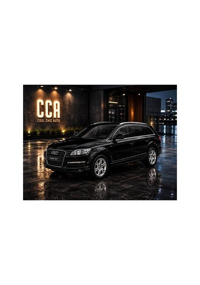 1:32 Ölçek Audi Q7 Jip Diecast Model Araba Siyah Audi Q7 Jip Model Araba