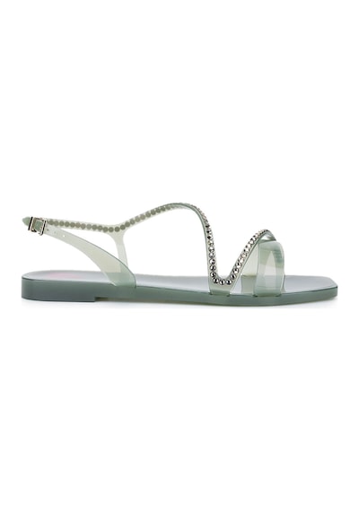 Menghi Kadın Pvc Yeşil Düz Sandalet 774 810e Bn Sndlt Y25 Bırch Yeşil