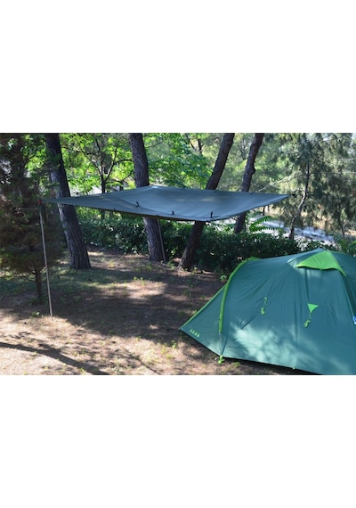 Bushlove Bushcraft Premium 4 Mevsim Tarp Tente 5m 3m Koyu Yeşil