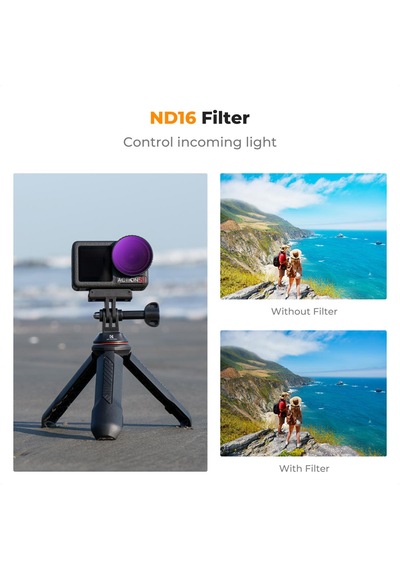 K&f Concept Osmo Action 3/4/5 Pro Uyumlu Nd16 4 Stop
