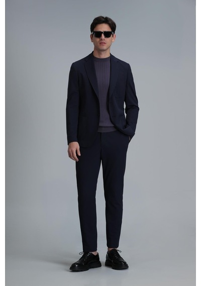 Lufian Hunter Smart Erkek Chino Pantolon Slim Fit Lufian Lacivert