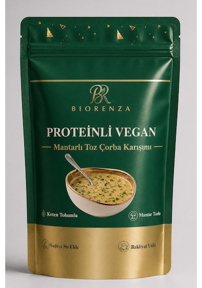Proteinli Vegan Mantarlı Toz Çorba Karışımı Bezelye Proteinli, Pirinç Proteinli, Bakliyatlı Ve Sebzeli 100 G Diğer Proteinli Vegan Mantarlı Toz Çorba Karışımı Bezelye Proteinli, Pirinç Proteinli, Bakliyatlı Ve Sebzeli 100 G Diğer