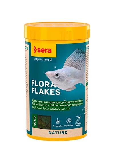 Sera Flora Flakes Süs Balığı Yemi 250 Ml 60 Gr