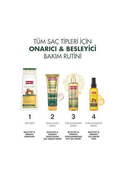 Ayrex Saç Dökülmesine Karşı Bitkisel Şampuan Argan &amp Zeytinyağı İçerikli, Biocomplex B19, Parlaklık V