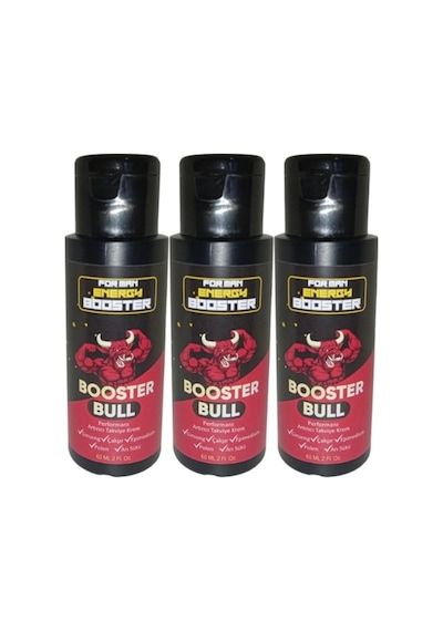 Booster Bull 3 Adet Erkeklere Özel Kremi 60 Ml - 3 Adet 60 Ml