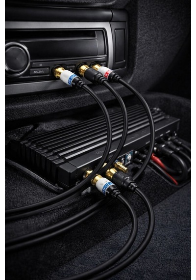 Rca Ses Kablosu 2+2 Erkek Uçlu Audio Kablo Amfi Teyp Bağlantı Kablosu