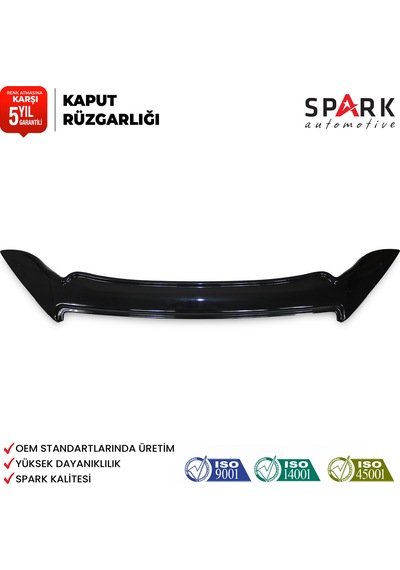 Isuzu D-max 2012-2017 Yıl Aralığı Uyumlu Kaput Rüzgarlığı 3mm