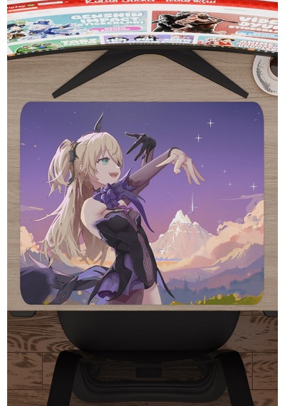 Fischl Genshin Impact Anime Gacha V3 - 48x40 Xl Gaming Mouse Pad Fare Altlığı