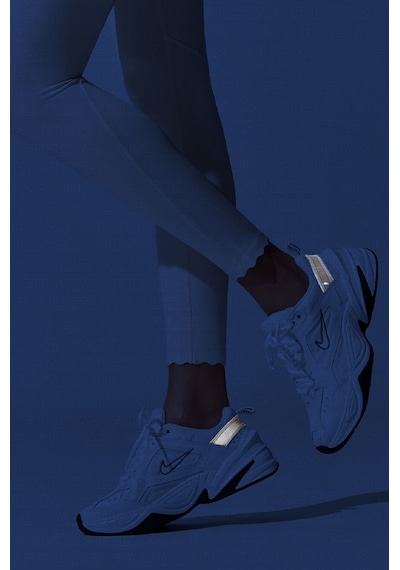 Nike M2k Tekno Leather Unisex Reflector Sneaker Hakiki Deri Beyaz Spor Ayakkabı