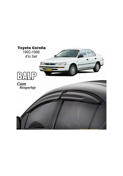 Toyota Corolla Uyumlu Cam Rüzgarlığı 1993-1999 Arası Mügen Tip 4Lü