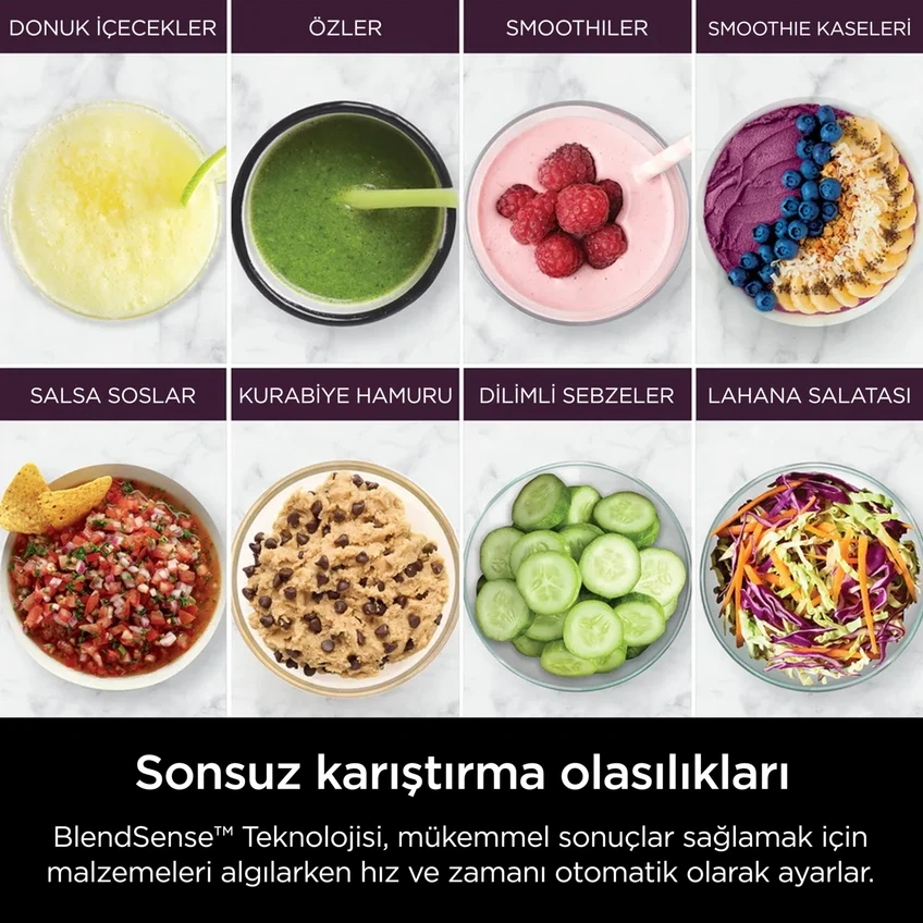 Ninja Detect Duo TB301EU Blendsense Smoothie Blender Makinesi