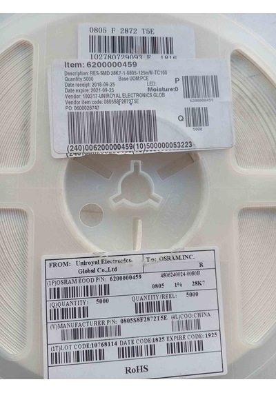 28k7 805 Osram Smd Direnç 1000 Adet