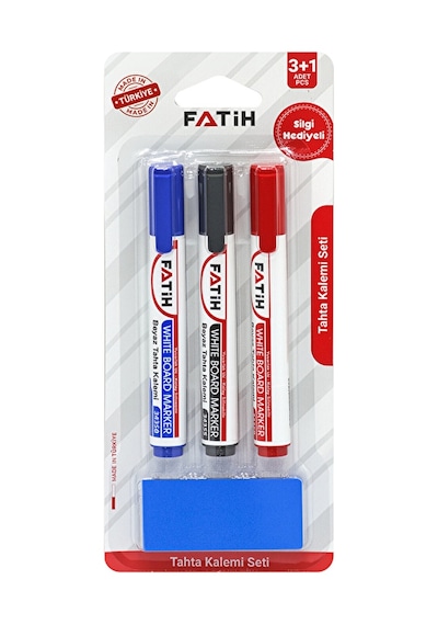 4 Adet Fatih Tahta Kalemi 3+1 Silgili