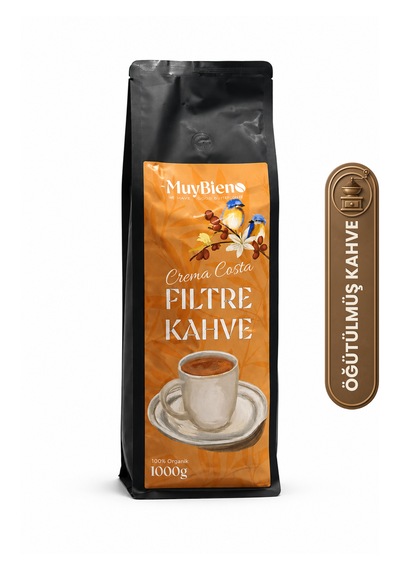 Crema Costa Öğütülmüş Filtre Kahve Avantaj Paketi 2x1000 Gr Kavrulmuş Öğütülmüş