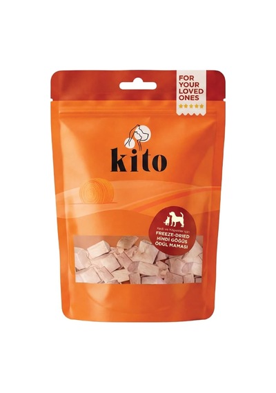 Freeze Dried Hindi Göğüs Köpek Ödül Maması%100 Doğal, Glutensiz 30 Gr Dog Treat
