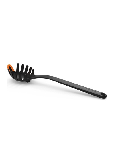 Tr Makarna Kaşığı, Uzunluk: 29 Cm, Plastik/silikon, Fonksiyonel Şekil, Siyah/turuncu, 1027301