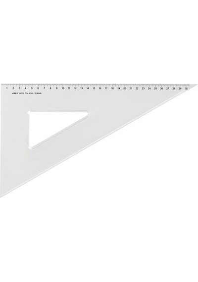 Linex Akrilik Gönye 30 Cm