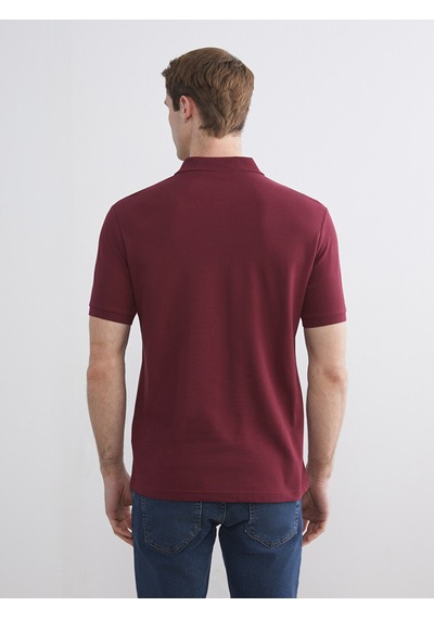 Lcwaıkıkı Classic Bordo Polo Yaka Pike Erkek Tişört Lcwaıkıkı Classic Bordo Polo Yaka Pike Erkek Tişört