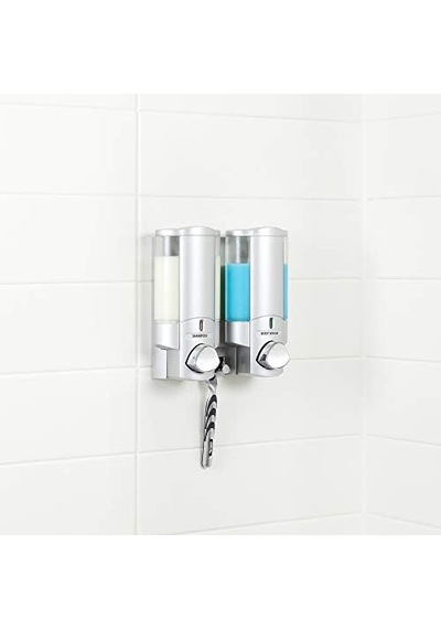Better Living Blp-76235-1 Aviva Shower Dispenser 2 Chamber Satin Silver 12 Izgara