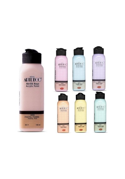 Artdeco Akrilik Boya 140Ml Pastel Renkler 3812 Pastel Yeşil