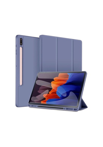 Samsung Galaxy Uyumlu Tab S10 Fe+ Plus 13.1inç Kılıf Kalem Bölmeli Smart Case X620 X626 Kapaklı Kılıf