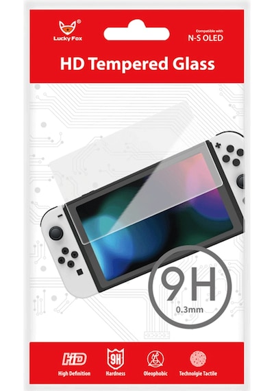 Cafele Seri-2 Temperli Nintendo Switch Oled Cam Ekran Koruyucu