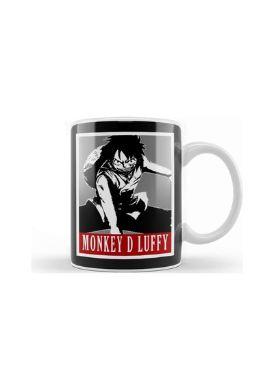 One Piece Monkey D Luffy 01 Kupa Bardak Porselen No21038 Karışık
