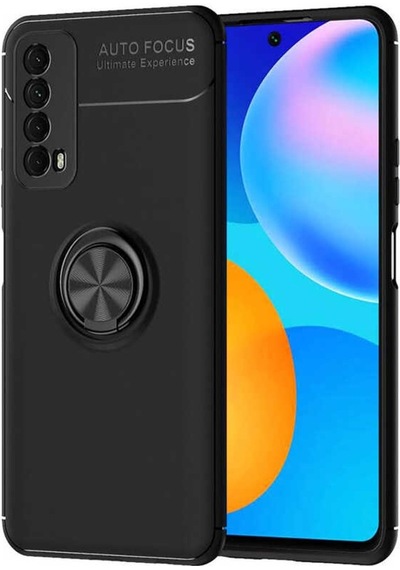 Huawei P Smart 2021 Kılıf Zore Ravel Yüzüklü Silikon Kılıf