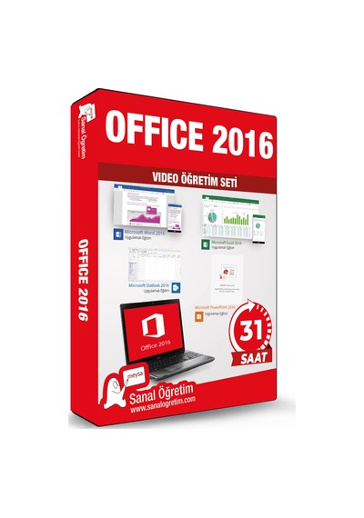 Office 2016 Video Ders Eğitim Seti