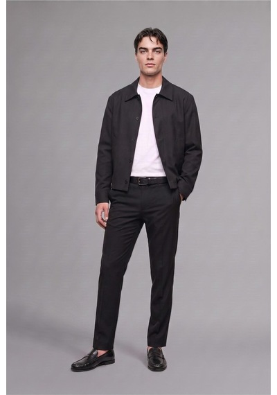 Defacto Regular Fıt Polo Yaka Blazer Ceket H4697ax26spbk27 Siyah-bk27