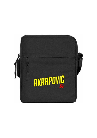 Akrapovic Logo Siyah Omuz Çantası