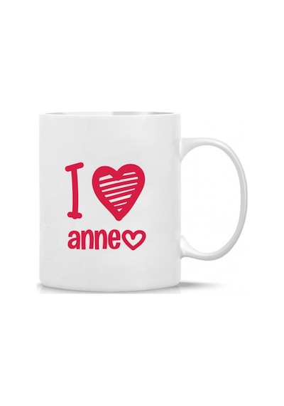 Anneler Günü I Love Anne Baskılı Kupa Bardak Hk2629