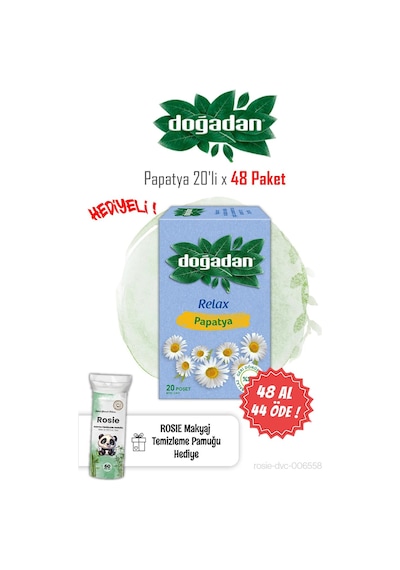 Doğadan Papatya Bitki Çayı 48 Al 44 Öde Ve Rosıe