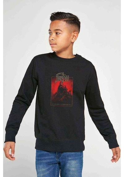 Tshirthane Death The Sound Of Perseverance  Baskılı Unisex Çocuk Siyah Sweat Siyah