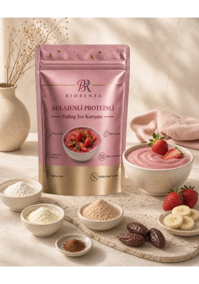 Kolajenli Proteinli Meyveli Puding Toz Karışımı 100 G