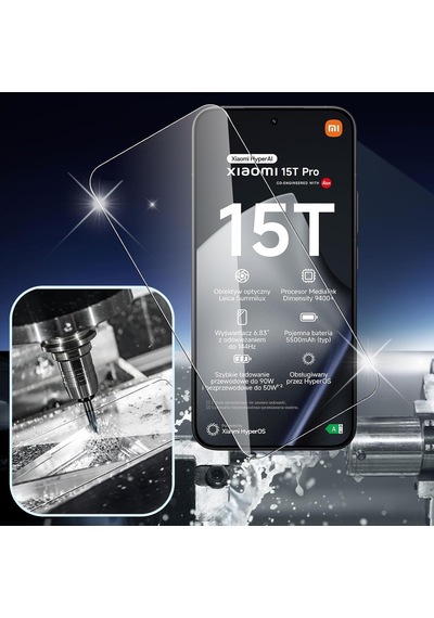 Xiaomi 15t İle Uyumlu Ekran Koruyucu Şeffaf Temperli Kırılmaz Cam Ekran Koruyucu 3 Adet