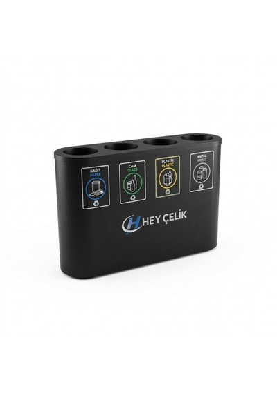 4 Lü Sıfır Atık Geri Dönüşüm Ünitesi Gd-904 Profesyonel Metal Atık Ayrıştırma Sistemi Hey Çelik