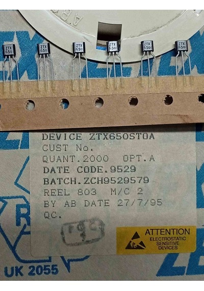 Ztx650st0a Zetex Smd Transistör 9 Adet