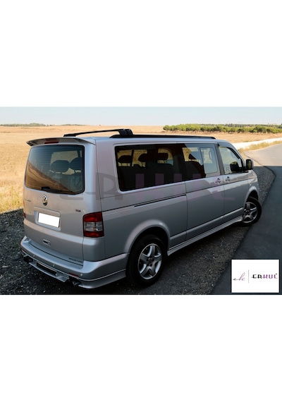 Erkul Volkswagen-Transporter T5/T6 Long (Uzun şasi) 2003-2024 Tavan Çıtası Flush Siyah