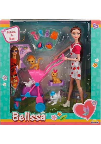 3045 Belissa'nın Annesi Ve Sevimli Dostlar 30 Cm -sunman