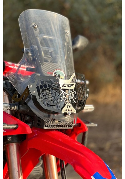 Honda Crf250 Rally Far Koruyucu 2017 2026 Siyah/ Crf 250 Rally Far Koruma