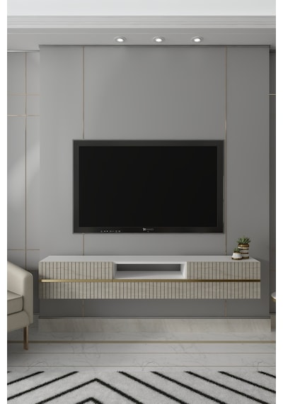 180dhdtdaç5bta Tedy Duvara Monte Pleksi Lazer Desen Kapaklı Tv Sehpası Beyaz-traverten-altın 180dhdtdaç5bta Tedy Duvara Monte Pleksi Lazer Desen Kapaklı Tv Sehpası Beyaz-traverten-altın