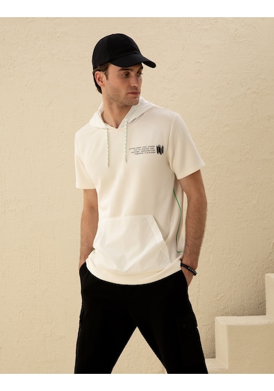Pierre Cardin Erkek Ekru Sweatshirt 50282265-vr019 Ekru