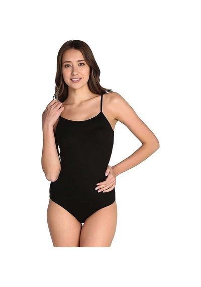 3 Adet Tutku Kadın İp Askılı Siyah Çıtçıtlı Body 0148 Diğer