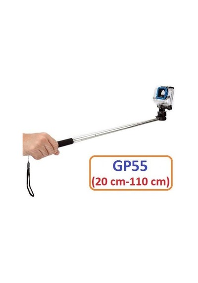 Eken Xiaomi Sjcam Uyumlu 110 Cm Teleskopik Selfie Çubuğu Gp55