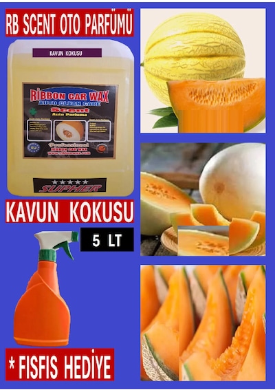 Rb Scent Oto Parfümü Kavun Kokusu 5 Lt Kavun